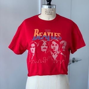Beatles band crop T-Shirt